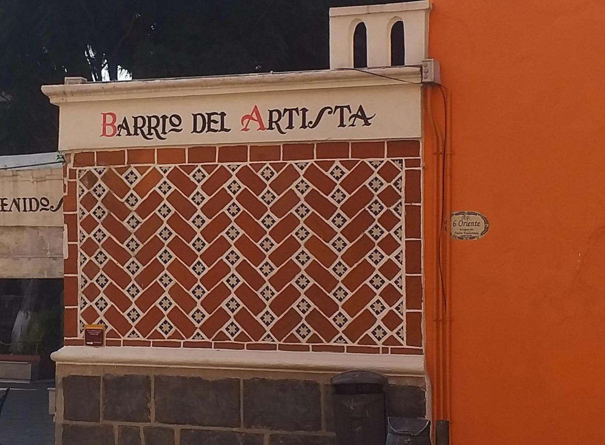 Hostal Azul Puebla Barrio El Alto Ngoại thất bức ảnh
