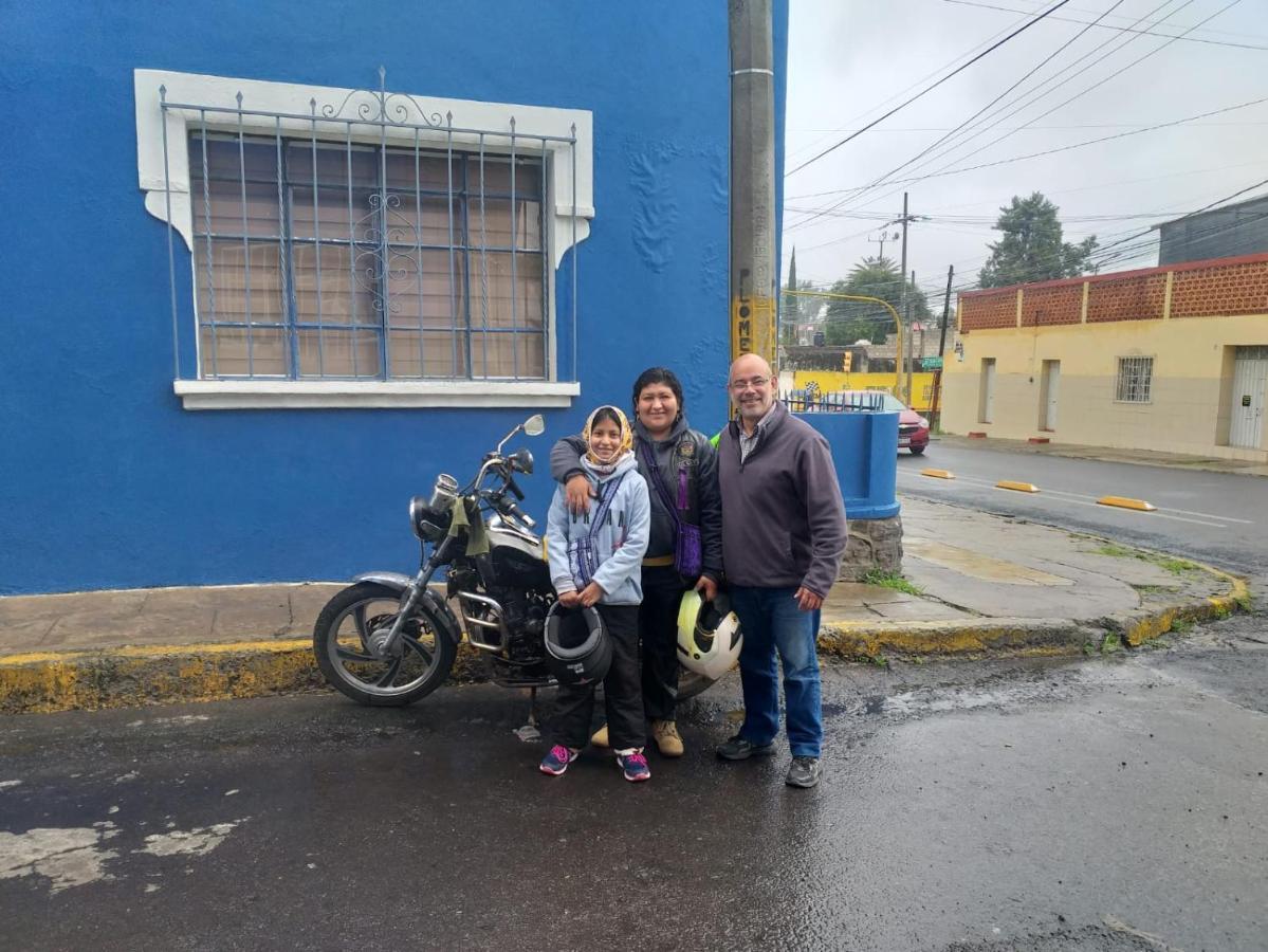 Hostal Azul Puebla Barrio El Alto Ngoại thất bức ảnh