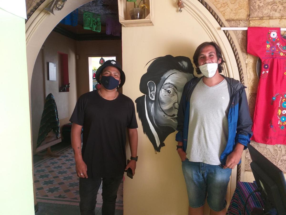 Hostal Azul Puebla Barrio El Alto Ngoại thất bức ảnh