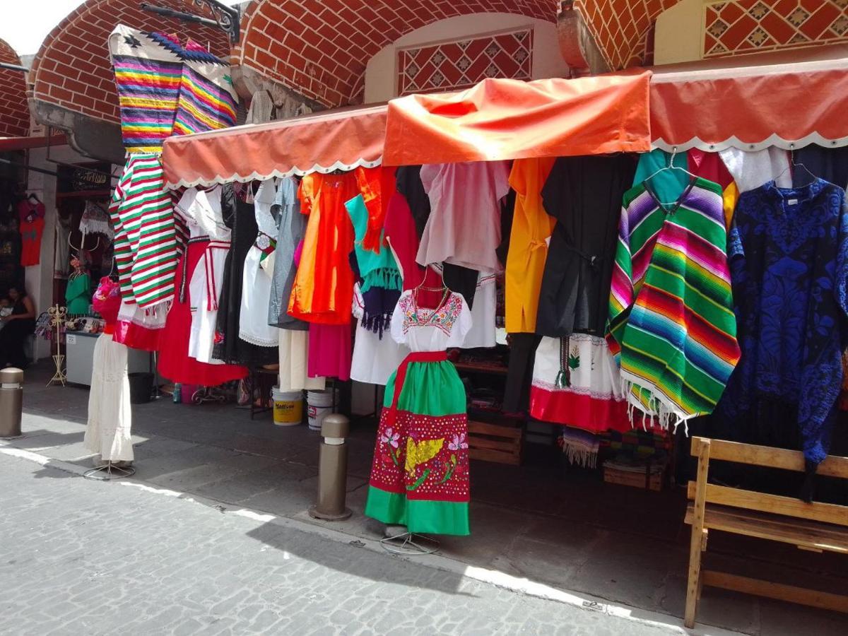 Hostal Azul Puebla Barrio El Alto Ngoại thất bức ảnh