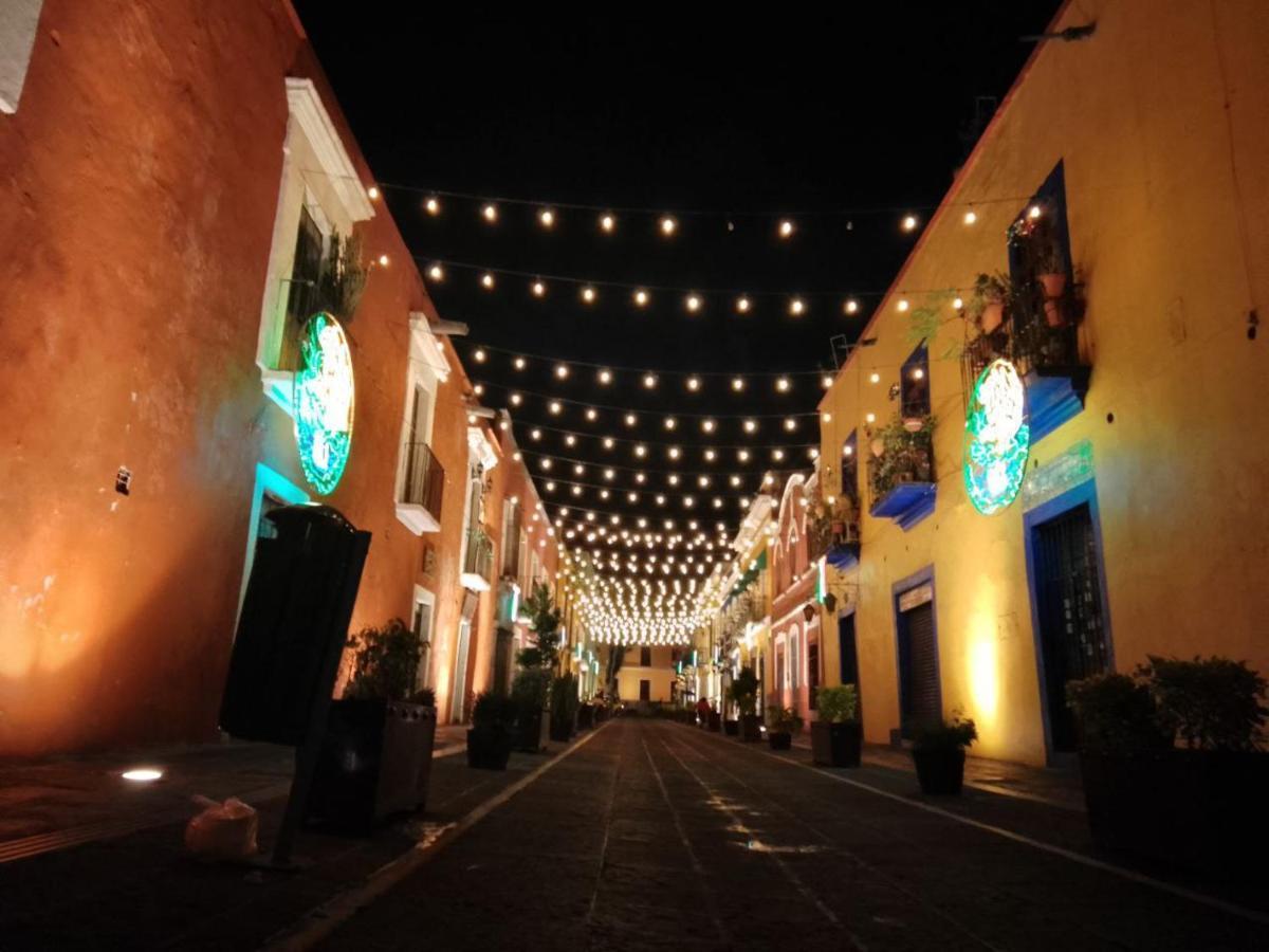 Hostal Azul Puebla Barrio El Alto Ngoại thất bức ảnh