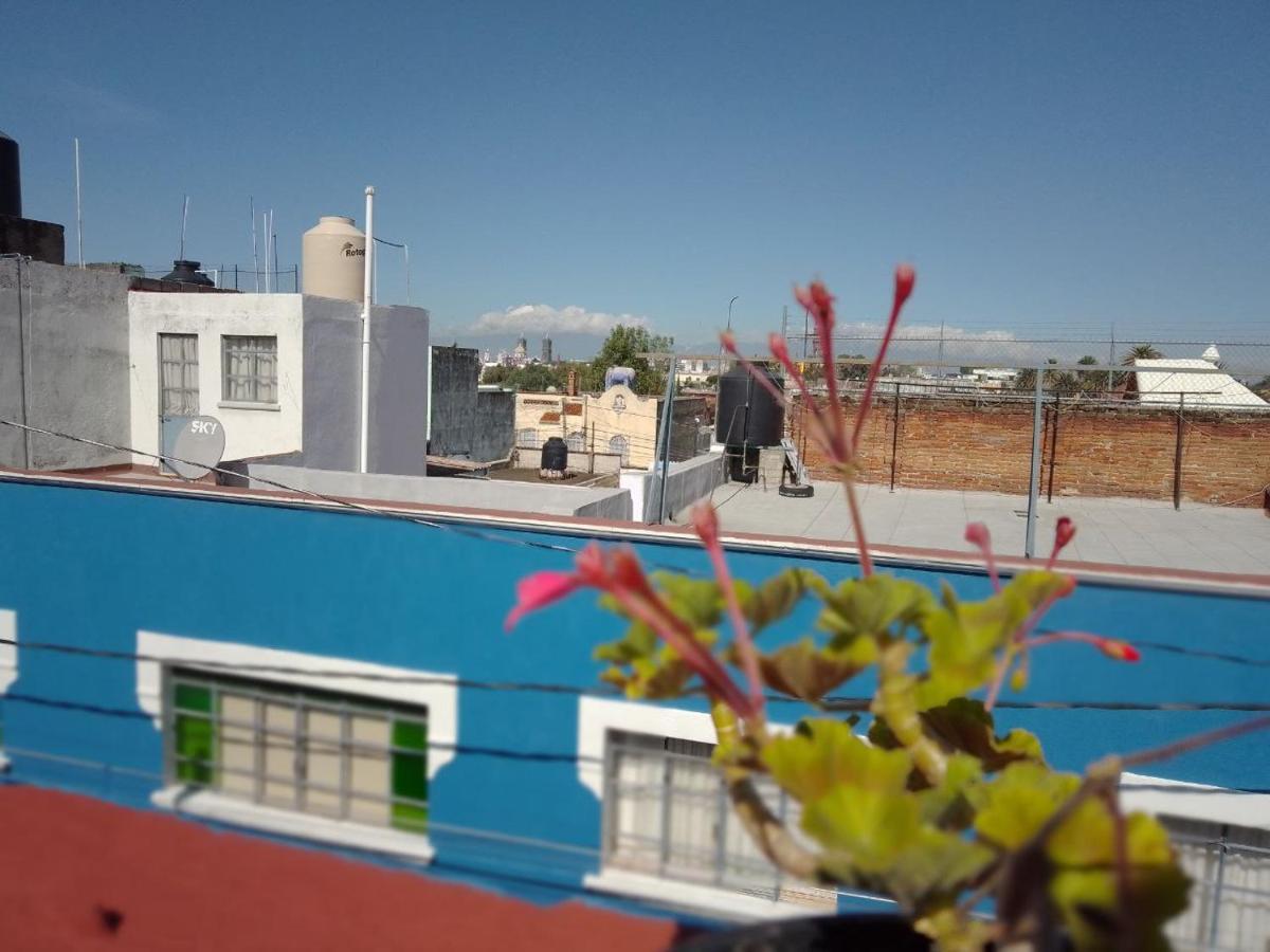 Hostal Azul Puebla Barrio El Alto Ngoại thất bức ảnh