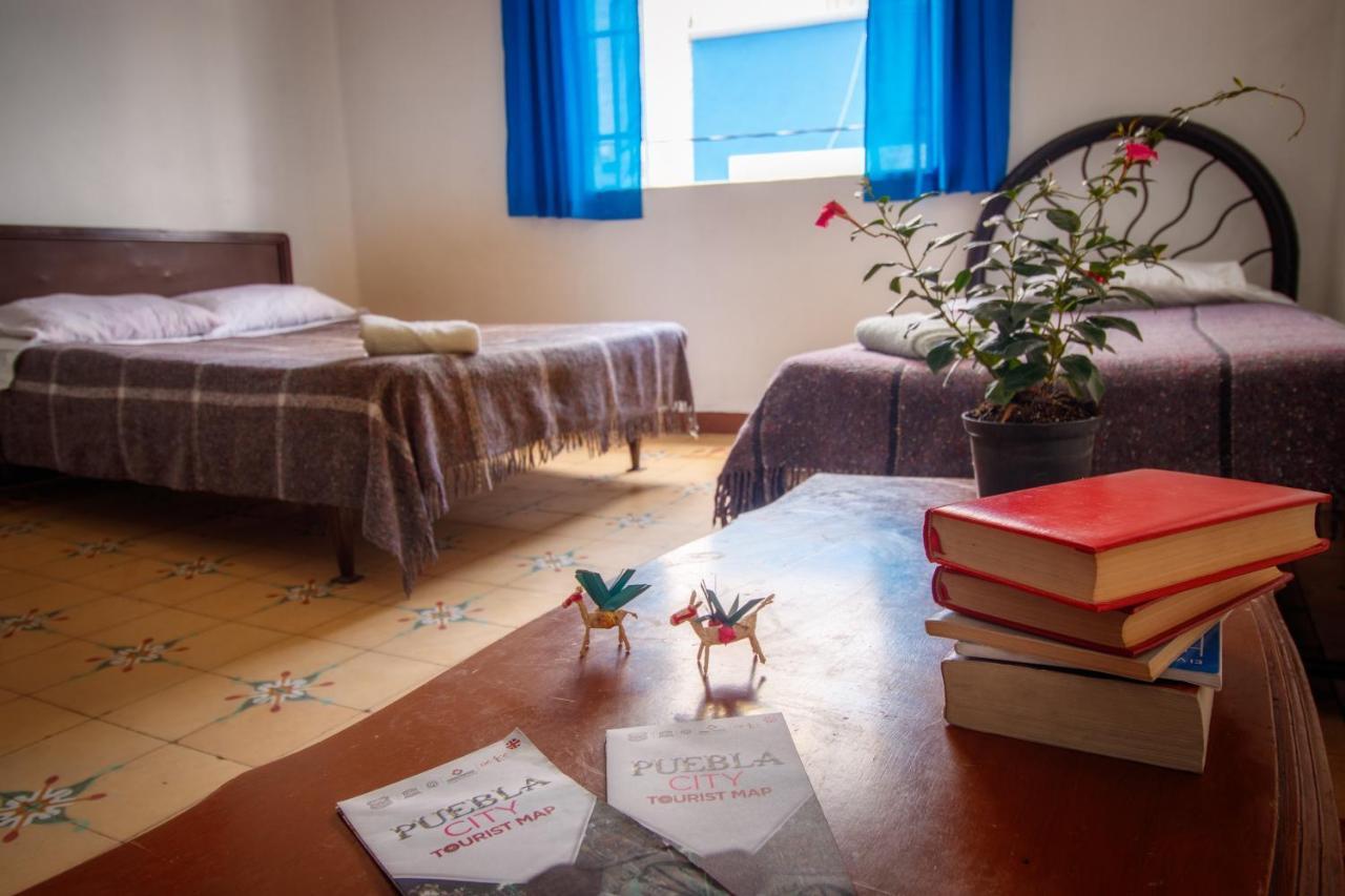 Hostal Azul Puebla Barrio El Alto Ngoại thất bức ảnh